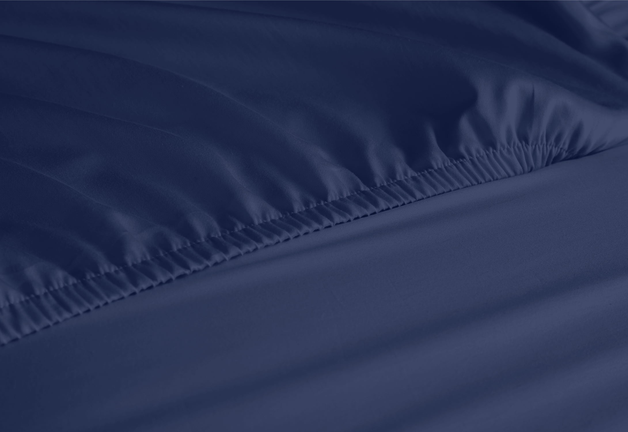 Wrinkle-Resistant Queen Bed Sheets Set, 6 Pc Microfiber Bed Sheets, Extra Deep Pocket Queen Fitted Sheet, Flat Sheet & Pillowcases, Nav... - Luxury Bed Sheet Set with Deep Pockets Detail