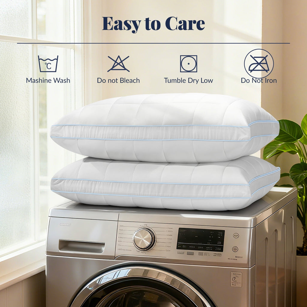 Hotel Collection Cooling Adjustable Pillow, Luxury Queen Size Bed Pillows Hotel Collection - Soft Firm Pillows for bed - Hotel Quality Plush Sleeping Pillows Detail