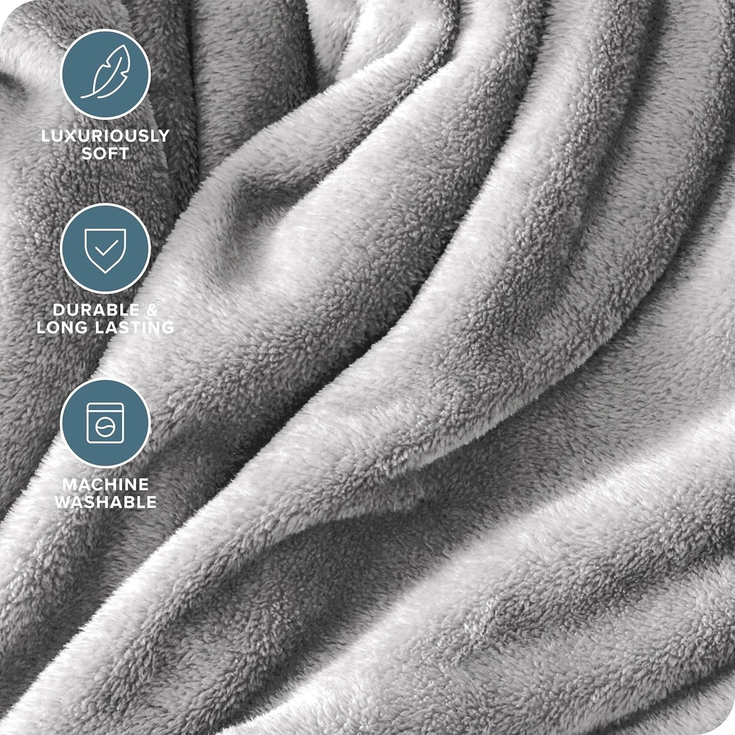Lightweight Warm Twin Size Blanket for Bed, 60x80inch Super Cozy Soft Bed Blanket for Sleep Snap, Lightweight Reversible Blankets and ... - Lightweight Plush Warm Blanket for All Seasons Detail