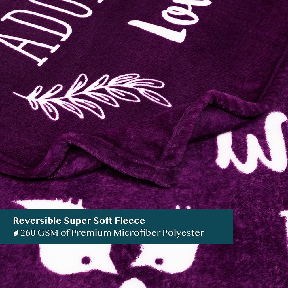 Reversible Sherpa Best Friend Blanket, Friendship Gifts for Women Birthday Soul Sister Long Distance Bestie, Soft Cozy Fleece Throw Bla... - Lightweight Plush Warm Blanket for All Seasons Detail