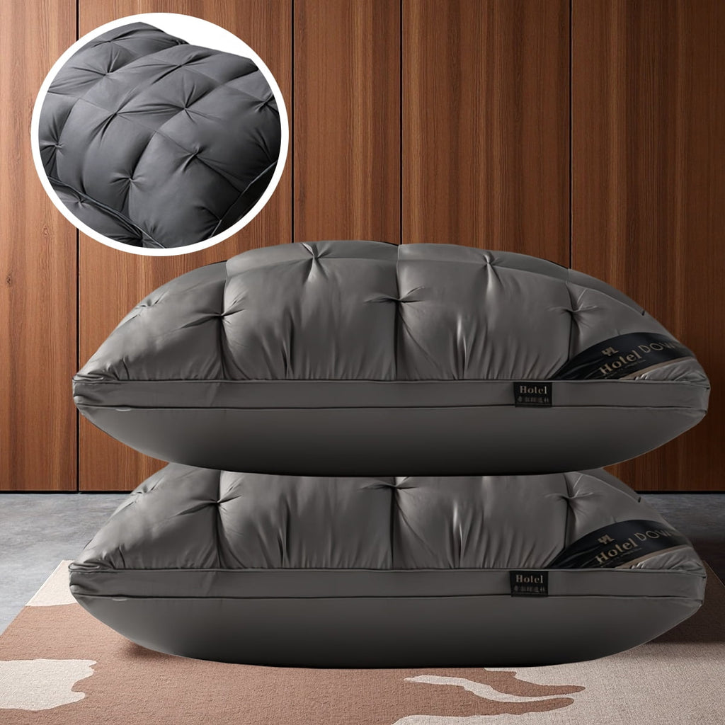 Decorative Plump twisted bed pillow-highly breathable large pillow for lateral/supine/prone sleepers, 29 x 19 inch pillow for family b... - Hotel Quality Plush Sleeping Pillows Detail