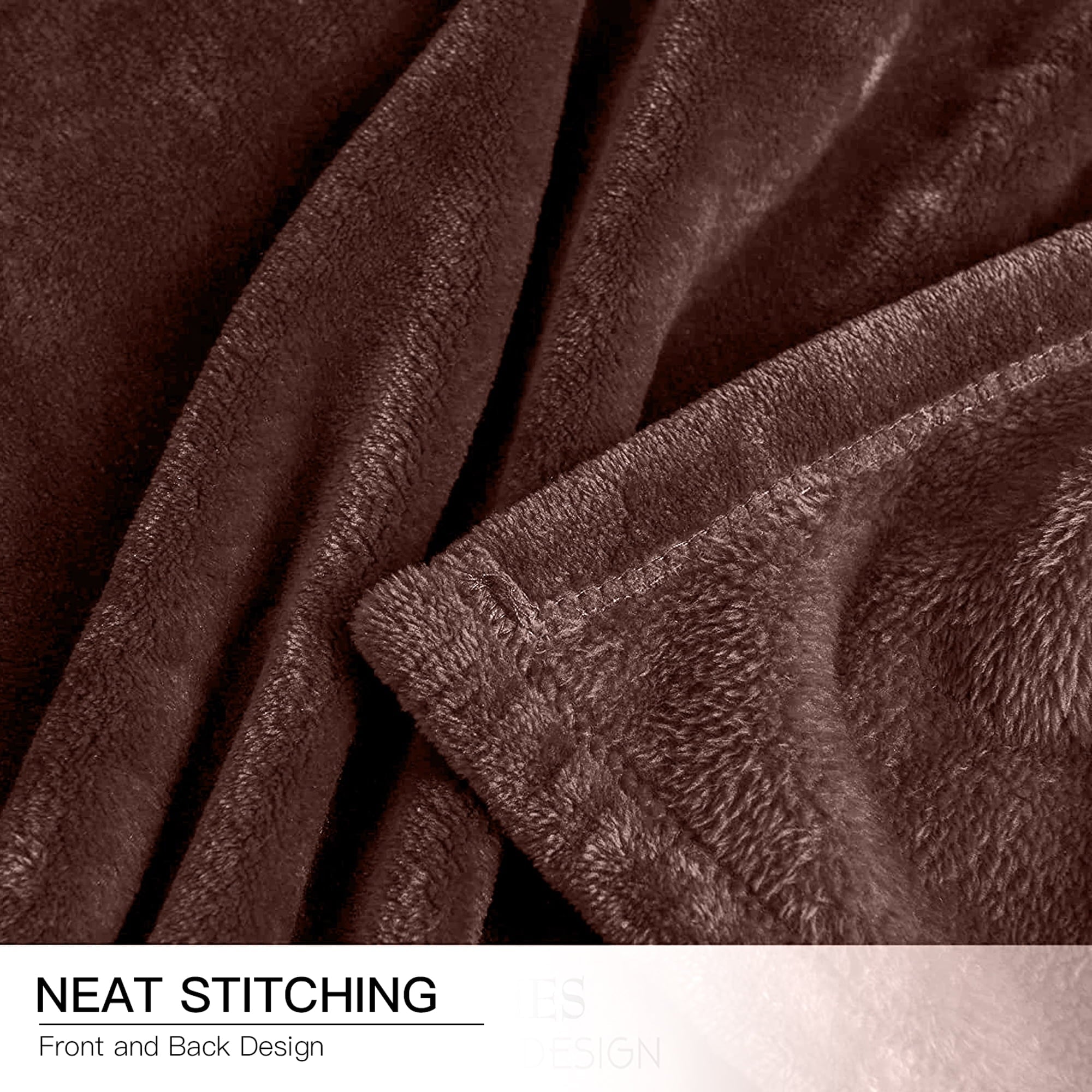 Lightweight Warm Throw Blanket, Fuzzy & Plush Warm Fleece Blanket, Throw Size Coffee Blankets for Couch Beds, Machine Washable Blanket... - Luxury Knitted Decorative Throw Blanket with Fringes Detail