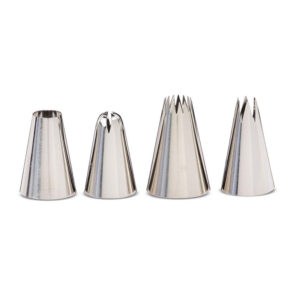 Multi-Functional Large Decorating Tips, 4 Pieces - Kitchen Gadget Tool for Quick Food Prep Detail
