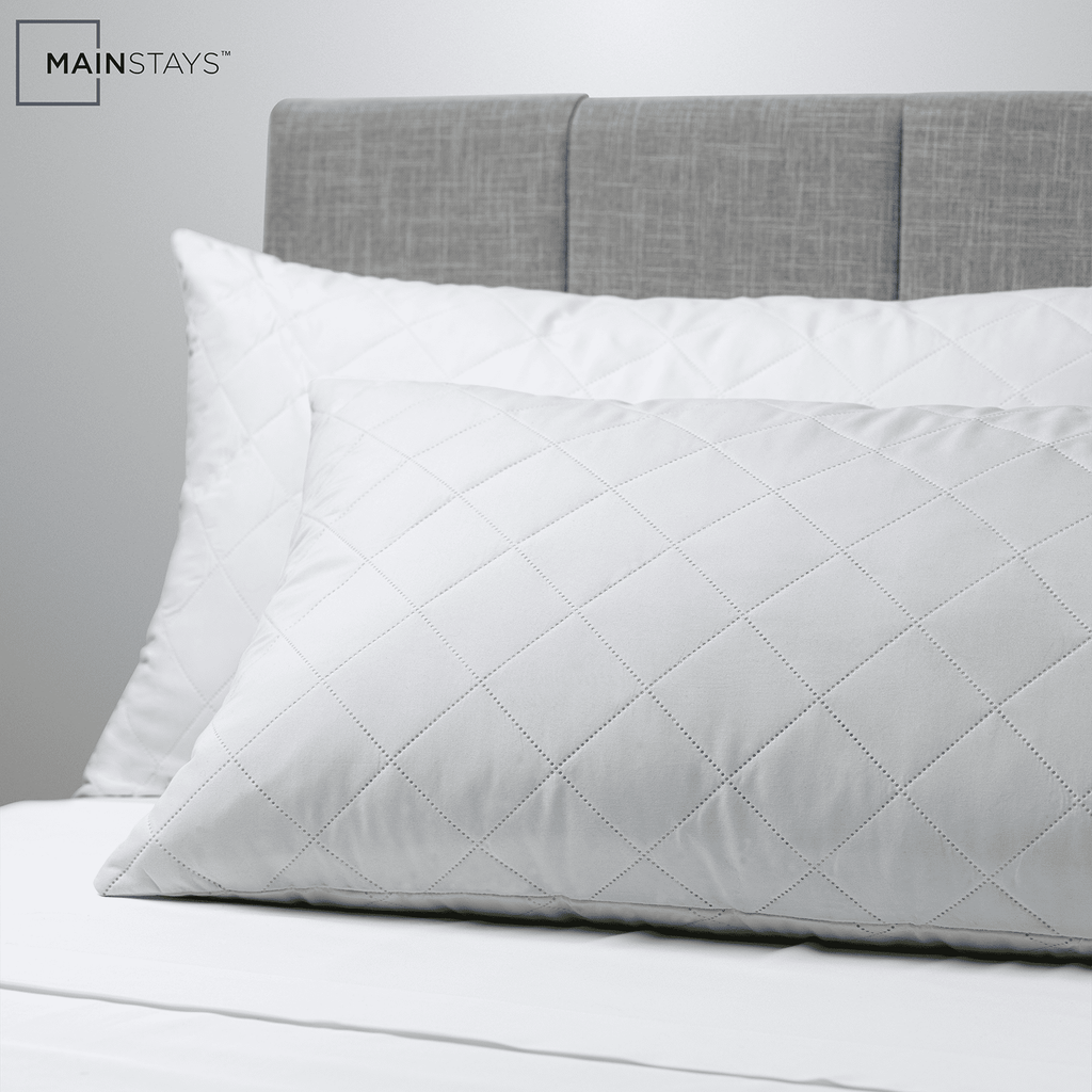 Hotel Collection Memory Foam Cluster Bed Pillow, Standard Queen - Ergonomic Memory Foam Pillow for Neck Pain Support Detail