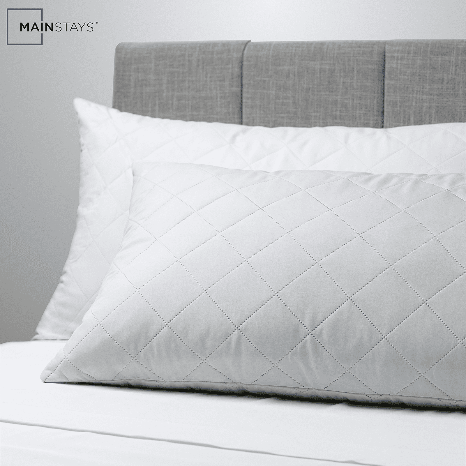 Hotel Collection Memory Foam Cluster Bed Pillow, Standard Queen - Ergonomic Memory Foam Pillow for Neck Pain Support Detail