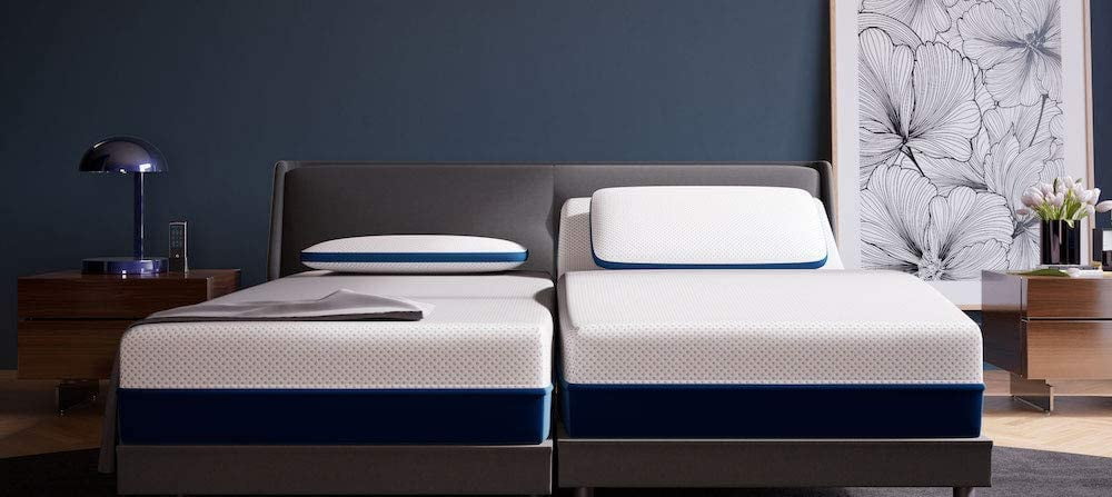 Wrinkle-Resistant Split-California King Bed Sheet Set (5-Pieces) Adjustable Bed Sheets - 800 Thread Count 100% Egyptian Cotton - 15" De... - Premium Ultra-Soft Pillowcase Pair for Sleeping Detail