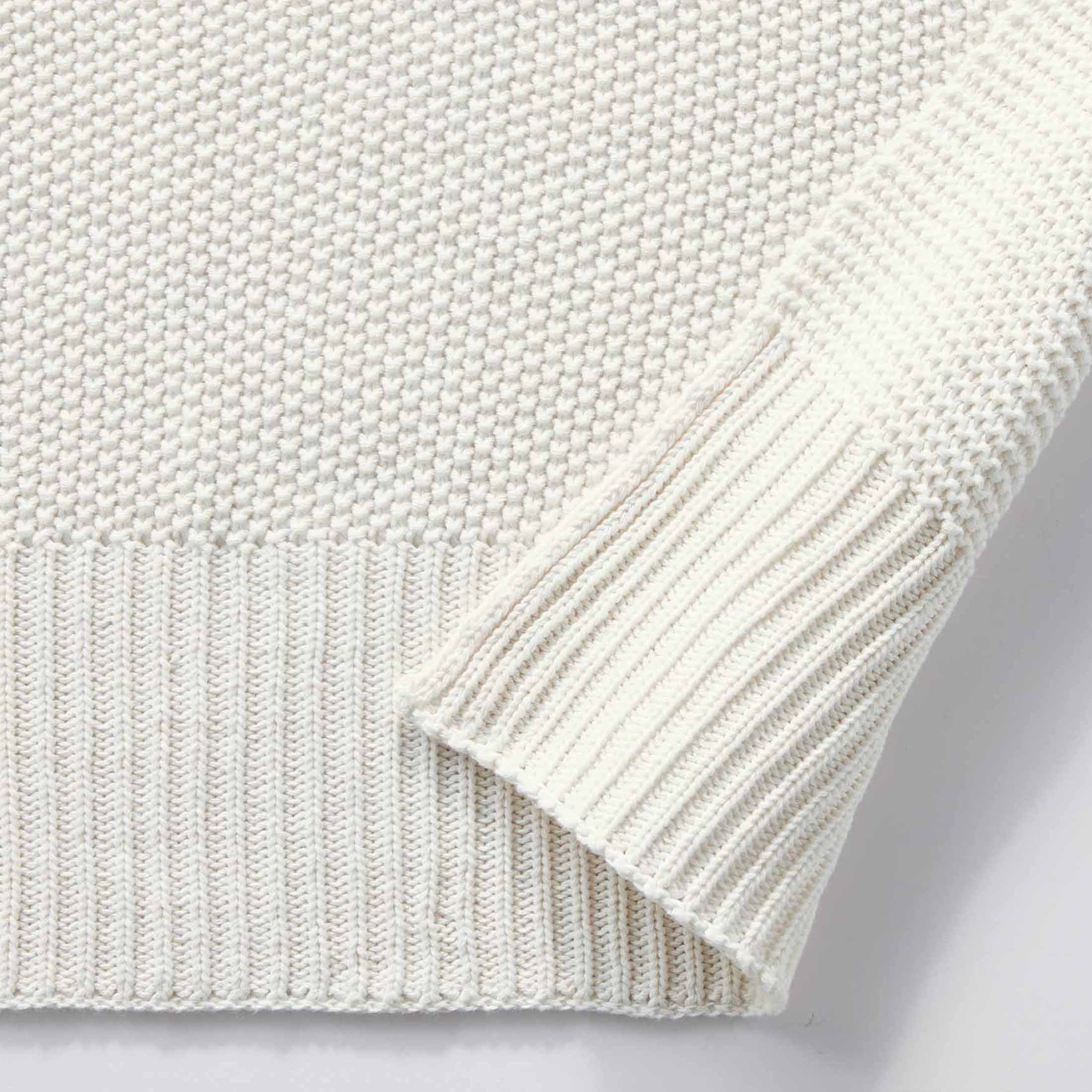 Lightweight Warm Chunky Knit Papyrus Throw, Cotton-Blend, 50"x60", 2.3 lb, All Ages - Luxury Knitted Decorative Throw Blanket with Fringes Detail