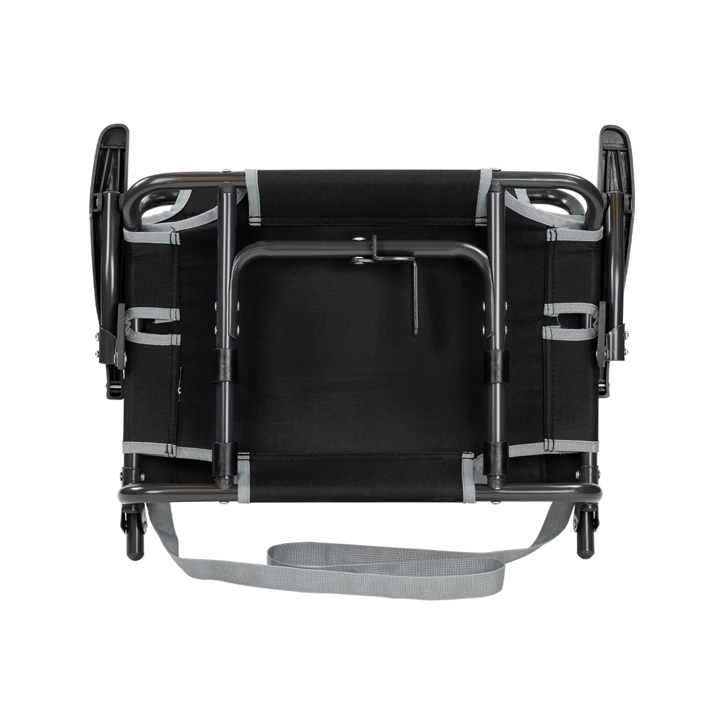 Secure-Hook Big Comfort Stadium Chair with Armrests - Choice 465 - Grandstand Cushion Seat with Secure Under-Bench Hooks Detail