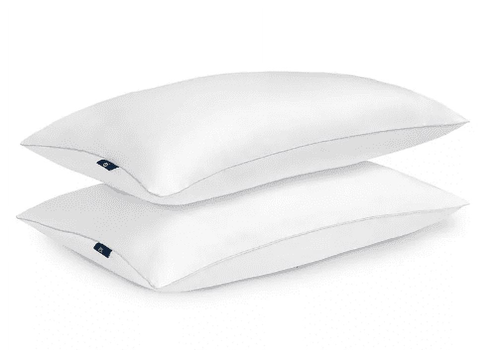 Hotel Collection Queen Microfiber Polyester Bed Pillows Hypoallergenic (2 Count) - Hotel Quality Plush Sleeping Pillows Detail