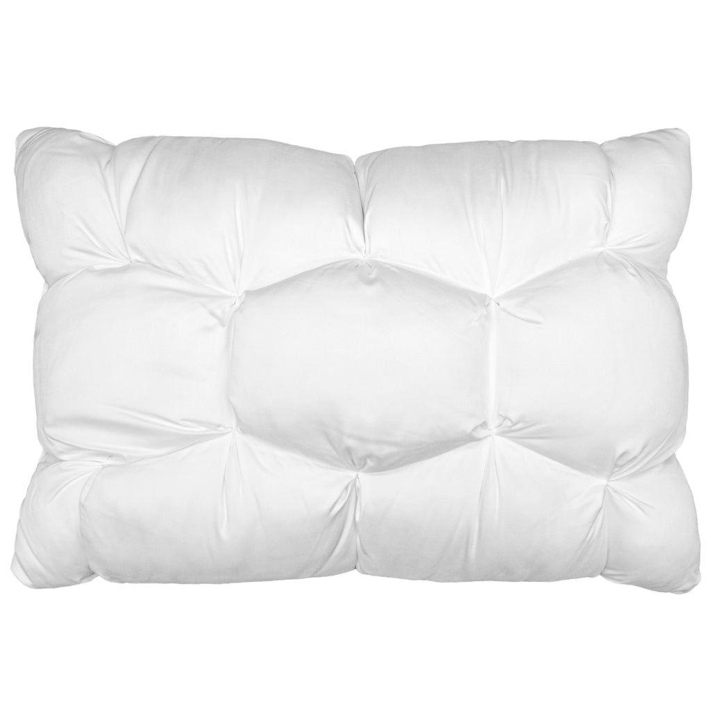 Orthopedic Support Down Alternative Cloud Luxe Bed Pillows, Standard/Queen - Adaptive Huggable Core (2 Pack) - Hotel Quality Plush Sleeping Pillows Detail