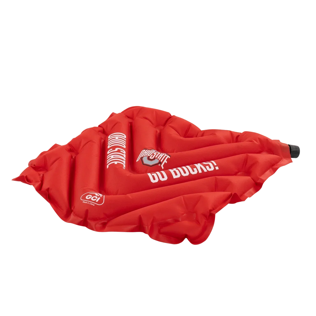 Ergonomic Back-Support College V Seat Inflatable Stadium Cushion - Ohio State Buckeyes - Choice 778 - Ergonomic Portable Stadium Seat for Sports Events Detail