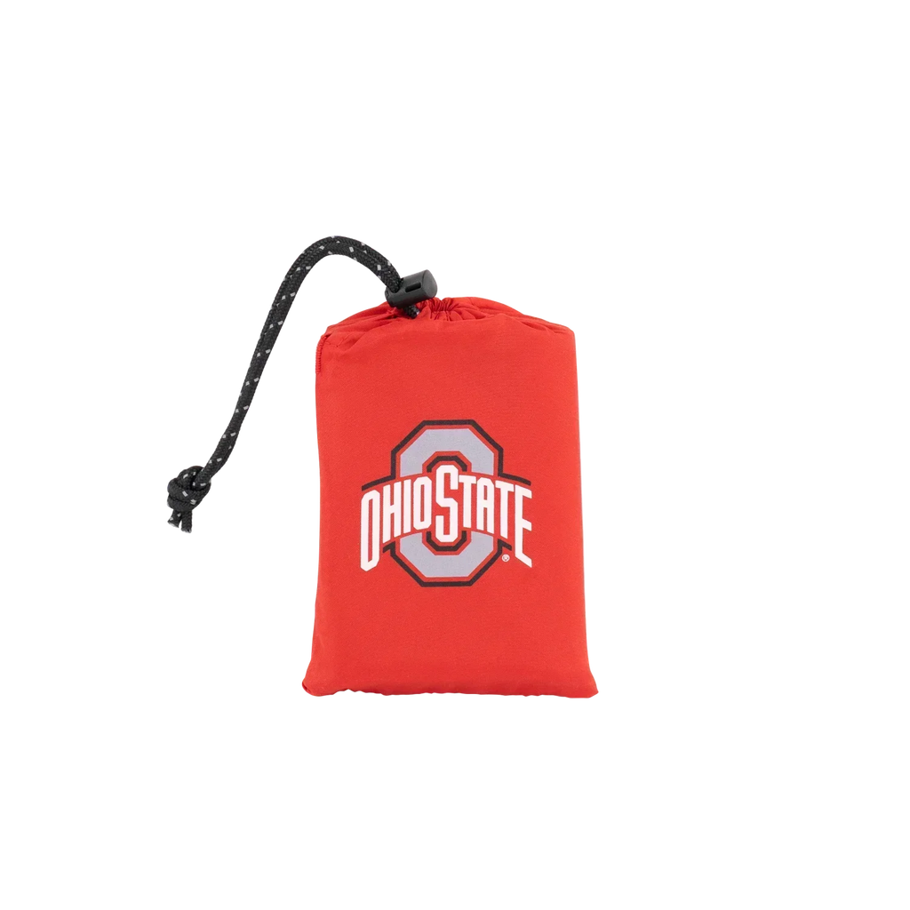 Ergonomic Back-Support College V Seat Inflatable Stadium Cushion - Ohio State Buckeyes - Choice 778 - Ergonomic Portable Stadium Seat for Sports Events Detail