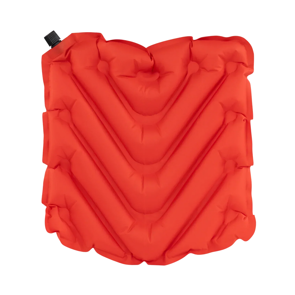 Compact Cushion College V Seat Inflatable Stadium Cushion - Nebraska Cornhuskers - Choice 277 - Bleacher-Friendly Stadium Chair with Back Support Detail