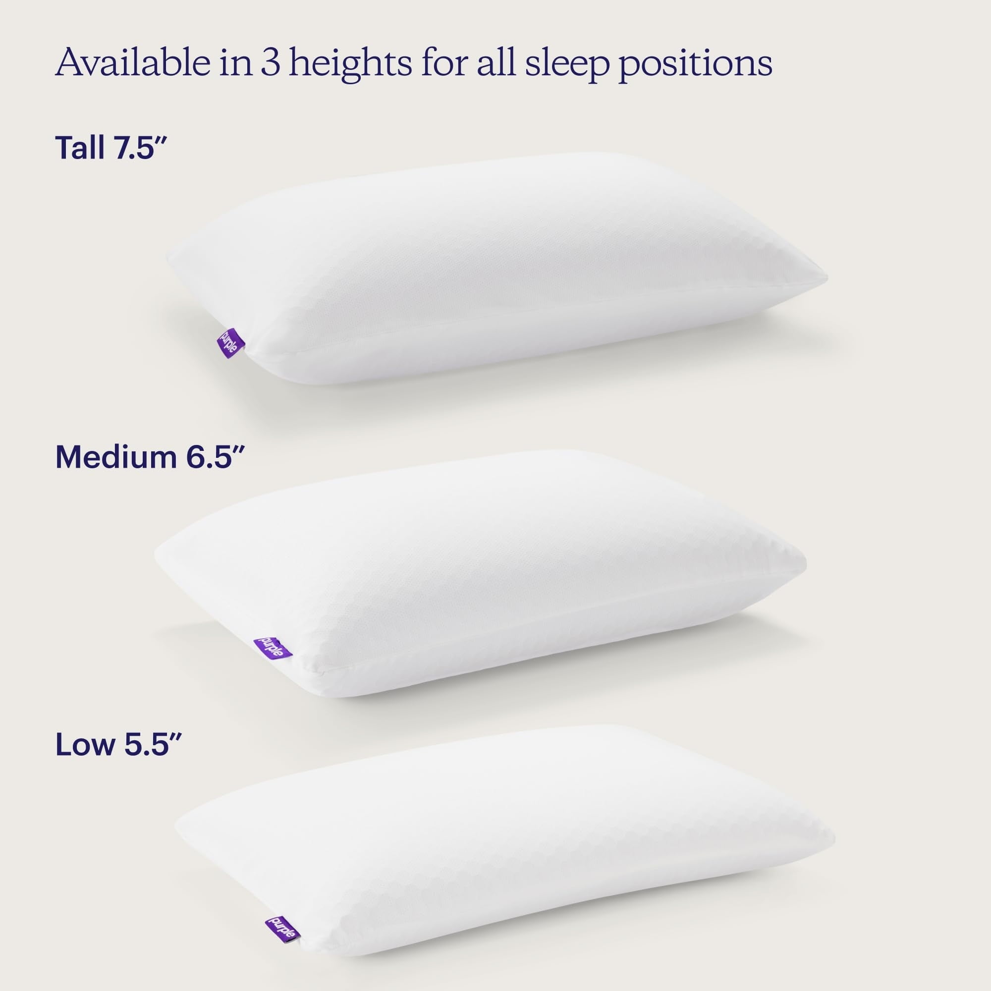 Hotel Collection Harmony Pillow Standard, Tall - 360º Grid Hex Technology, Hypoallergenic - Ergonomic Memory Foam Pillow for Neck Pain Support Detail