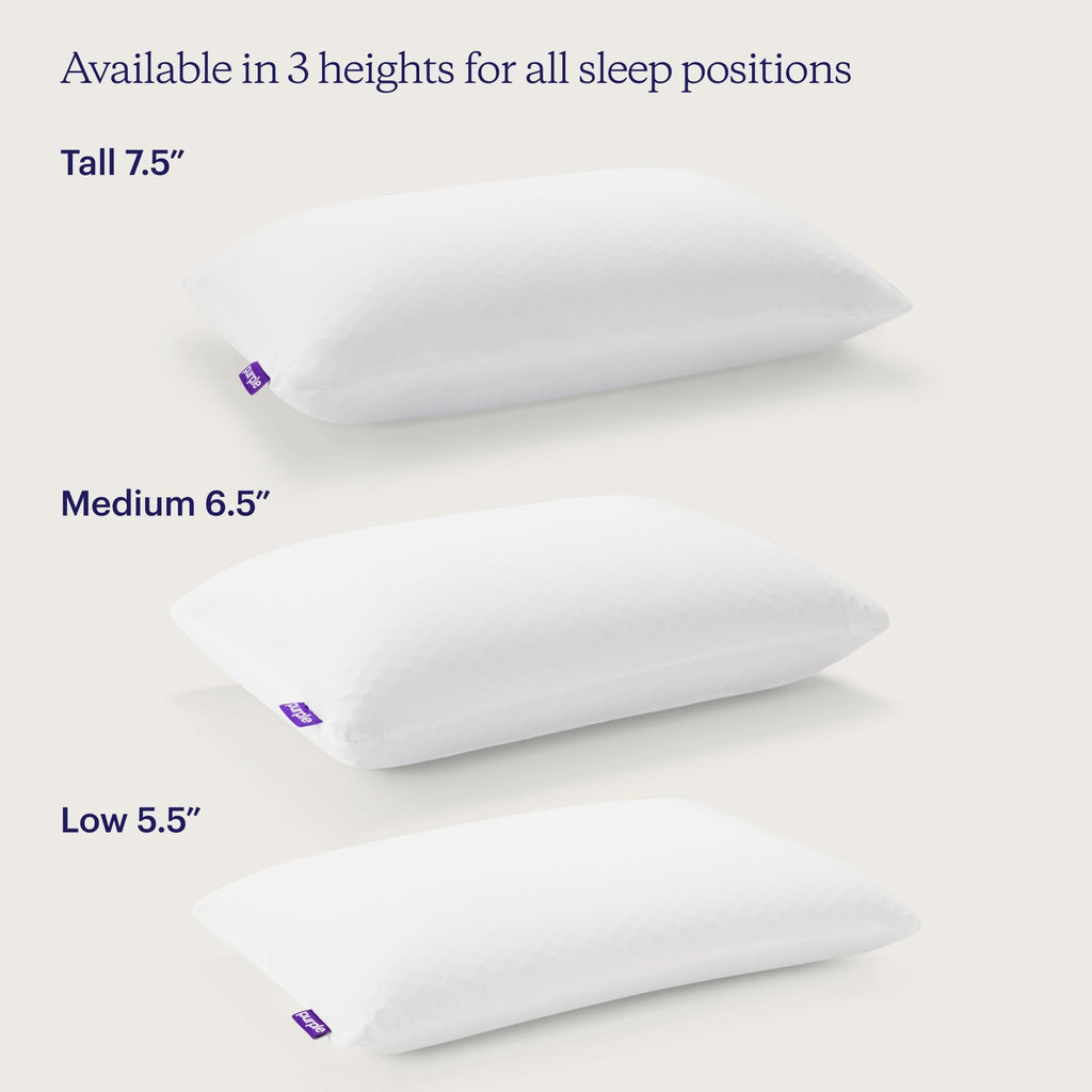Ergonomic Memory Foam Harmony Medium Standard Bed Pillow - Hypoallergenic - Hotel Quality Plush Sleeping Pillows Detail