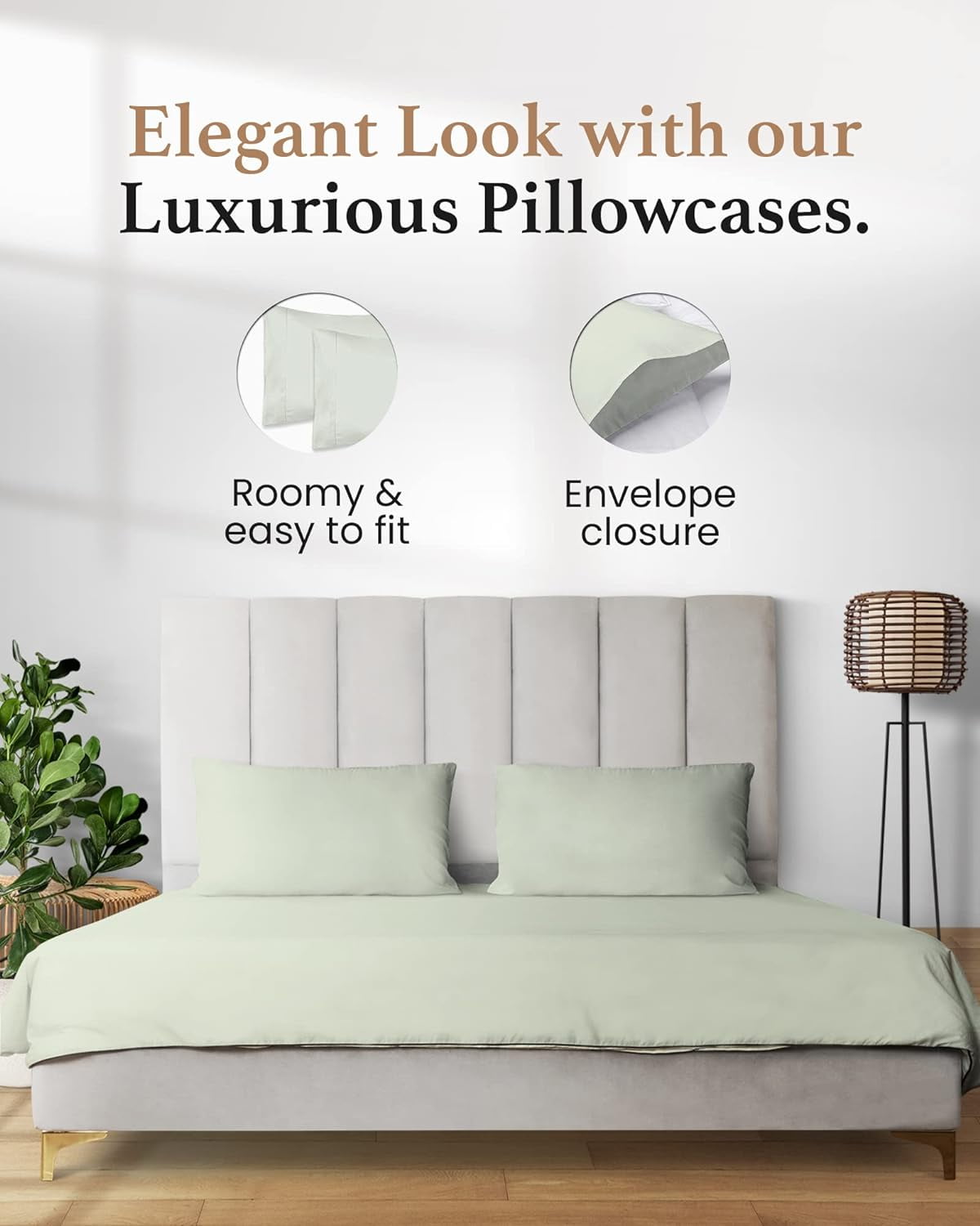 Premium Egyptian Cotton Queen Size Flat Sheet Only - Hotel Style 100% Egyptian Cotton Sheet, Soft & Breathable, Sateen Weave 800 Thread Count... - Cooling Hotel Quality Bedding Sheets and Pillowcases Detail