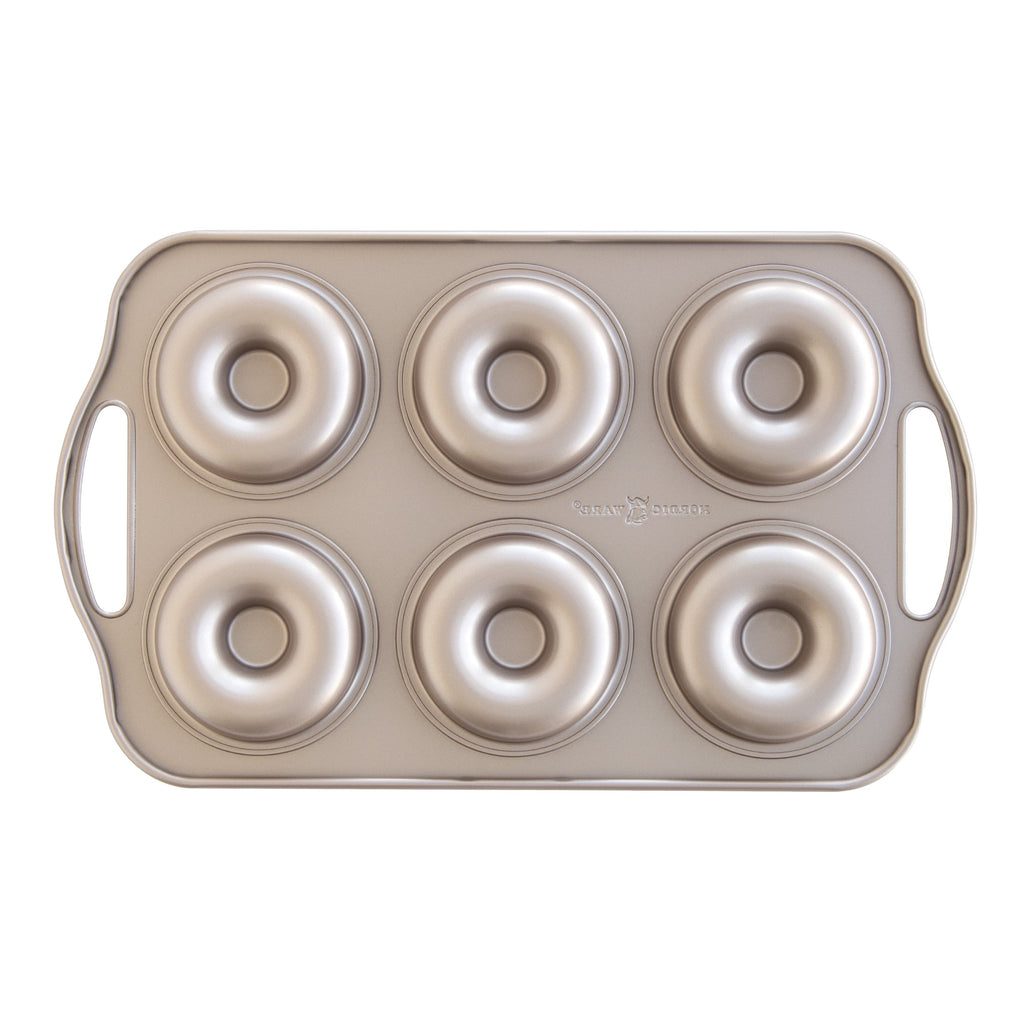 Time-Saving 6 Cavity Nonstick Steel Donut Pan - Multi-Functional Manual Food Chopper & Slicer Detail