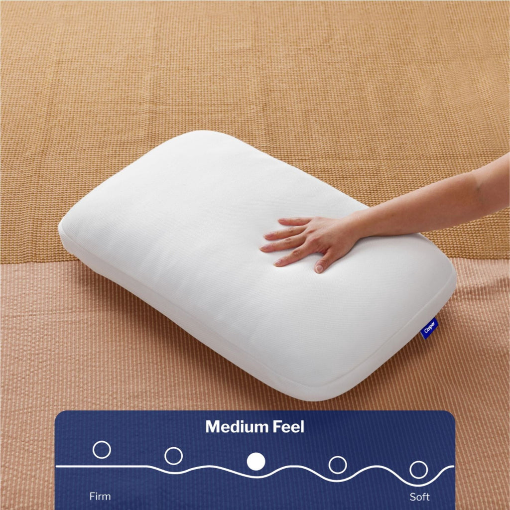 Decorative Plump Essential Cooling Hybrid Pillow, Standard - Orthopedic Shredded Foam Bed Pillow Set Detail