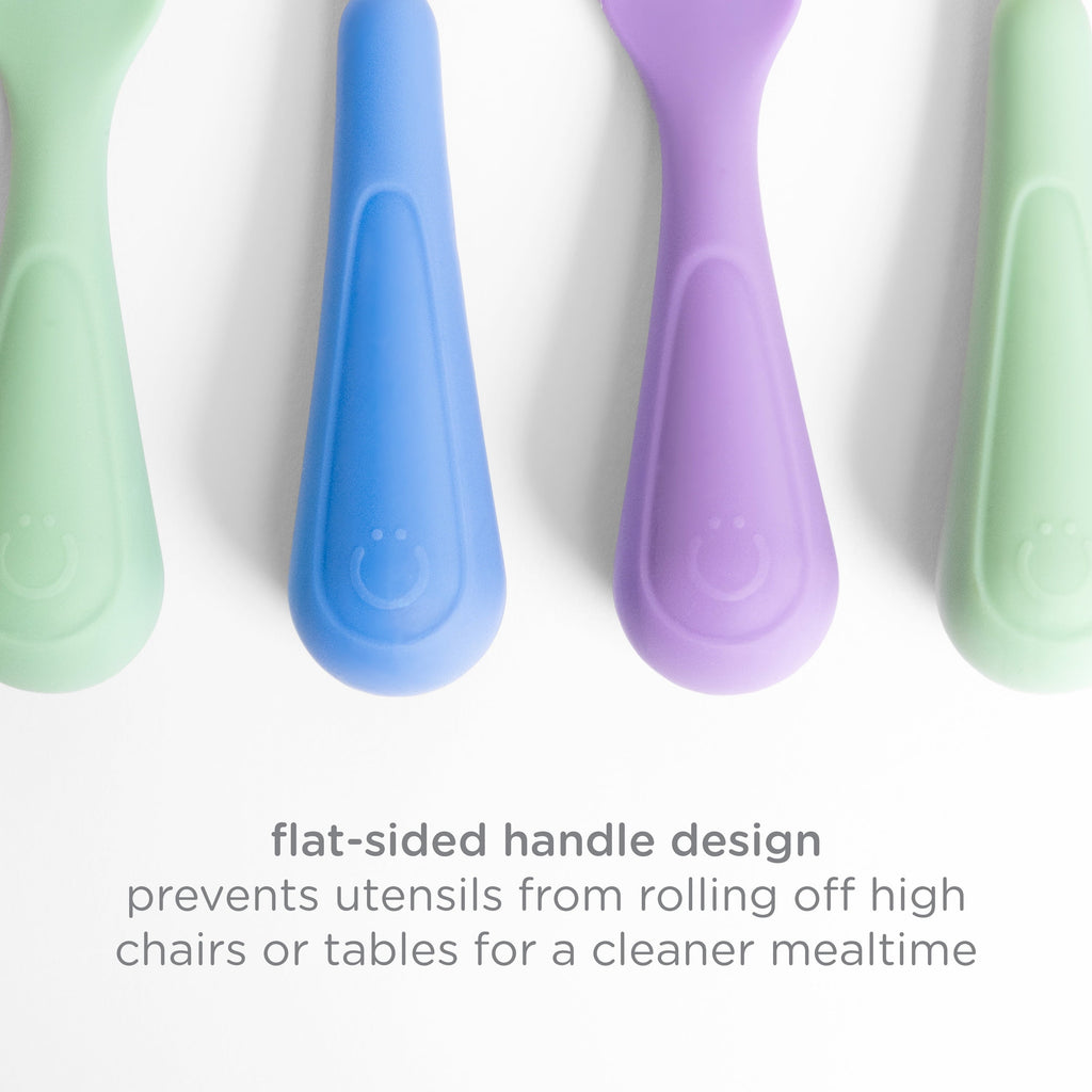 High-Precision Silicone Toddler Training Spoons, Baby, Silicone Flatware Sets, 3 Pack - High-Precision Culinary Tool for Baking & Cooking Detail