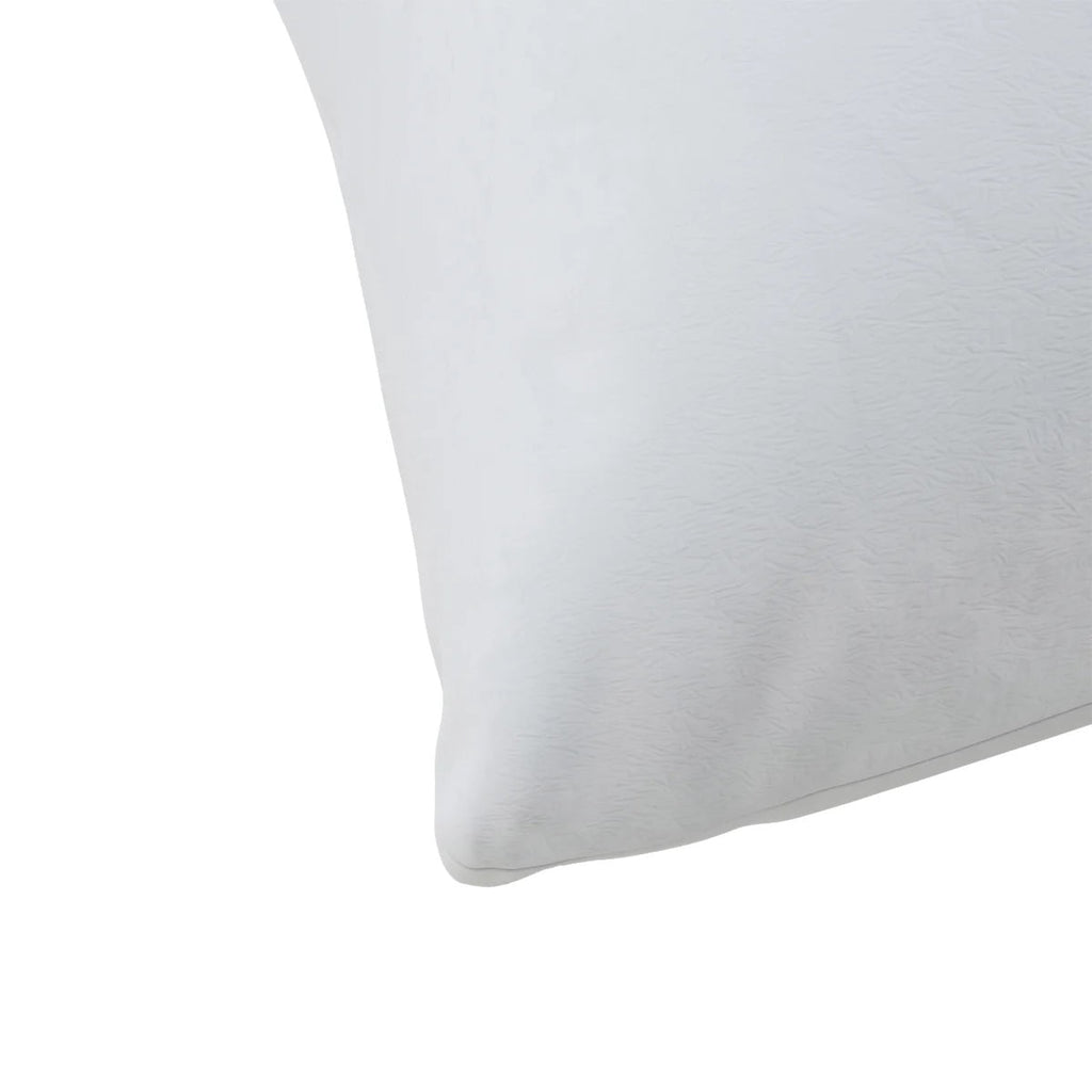 Orthopedic Support Huggable Support Bed Pillow, Standard- Soft Velvety Cover, Squishable Comfort (2 Count) - Orthopedic Shredded Foam Bed Pillow Set Detail