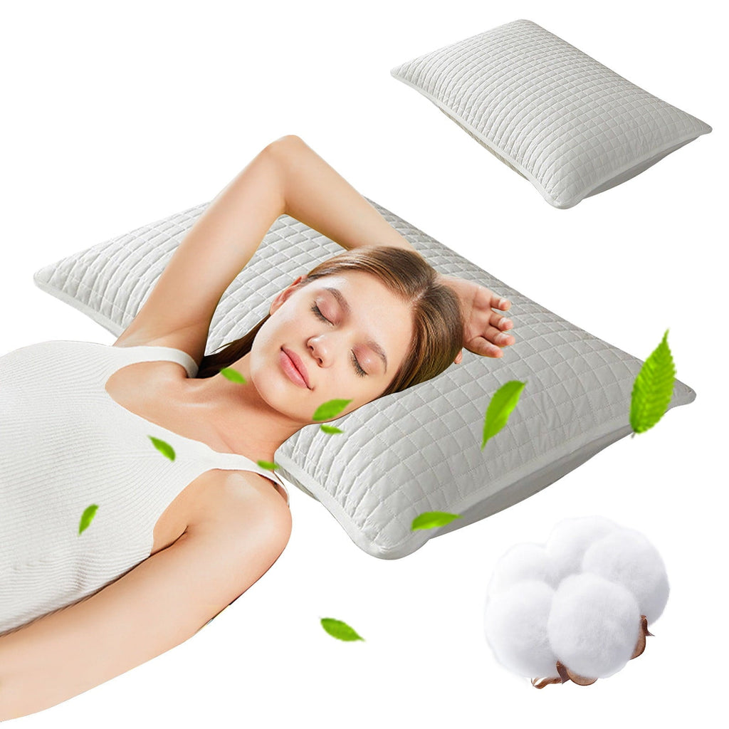Fluffy Shredded Memory Foam Pillow, Toddler Pillow, Small Pillows for Kids, Soft & Hypoallergenic - Kids Sleeping Pillow - Toddler Be... - Ergonomic Memory Foam Pillow for Neck Pain Support Detail