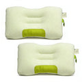 Hotel Collection 2-Pack Bamboo Fiber Bed Pillow (29.13" x 18.9") - A-Class Safe and Cooling - Orthopedic Shredded Foam Bed Pillow Set - Default Title