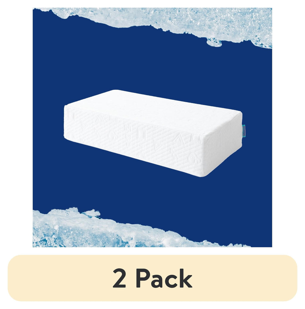 Hotel Collection (2 pack) Ice Cube Cooling Memory Foam Bed Pillow (1 Count) - Orthopedic Shredded Foam Bed Pillow Set - Default Title