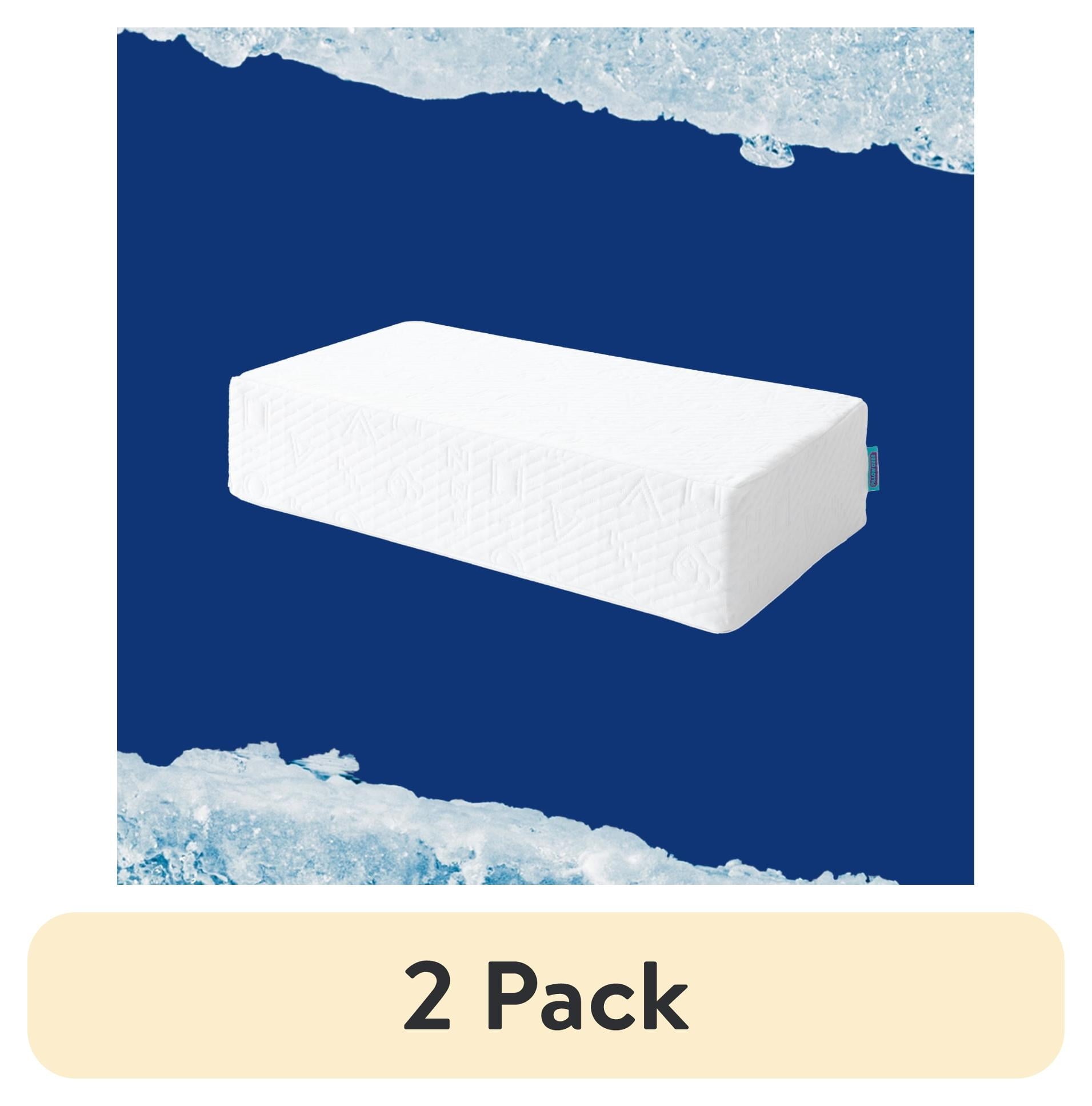 Hotel Collection (2 pack) Ice Cube Cooling Memory Foam Bed Pillow (1 Count) - Orthopedic Shredded Foam Bed Pillow Set - Default Title