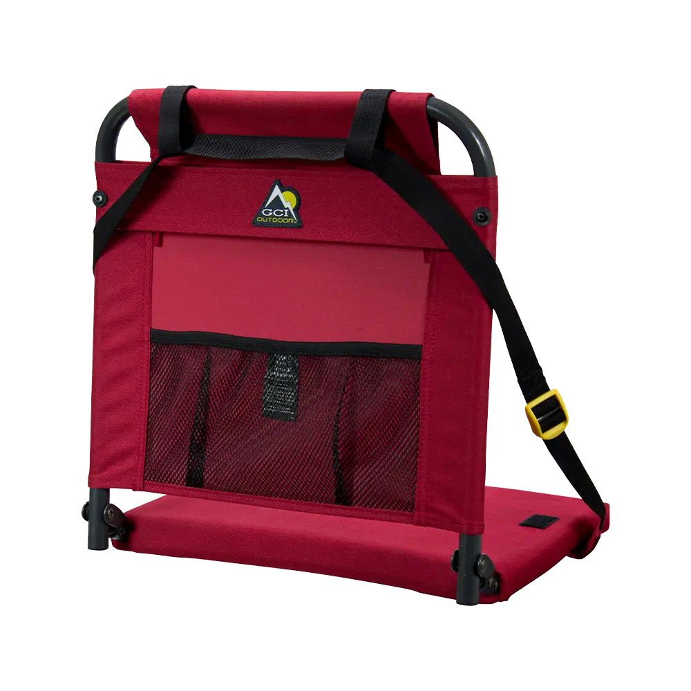 Compact Cushion BleacherBack - Choice 696 - Bleacher-Friendly Stadium Chair with Back Support Detail