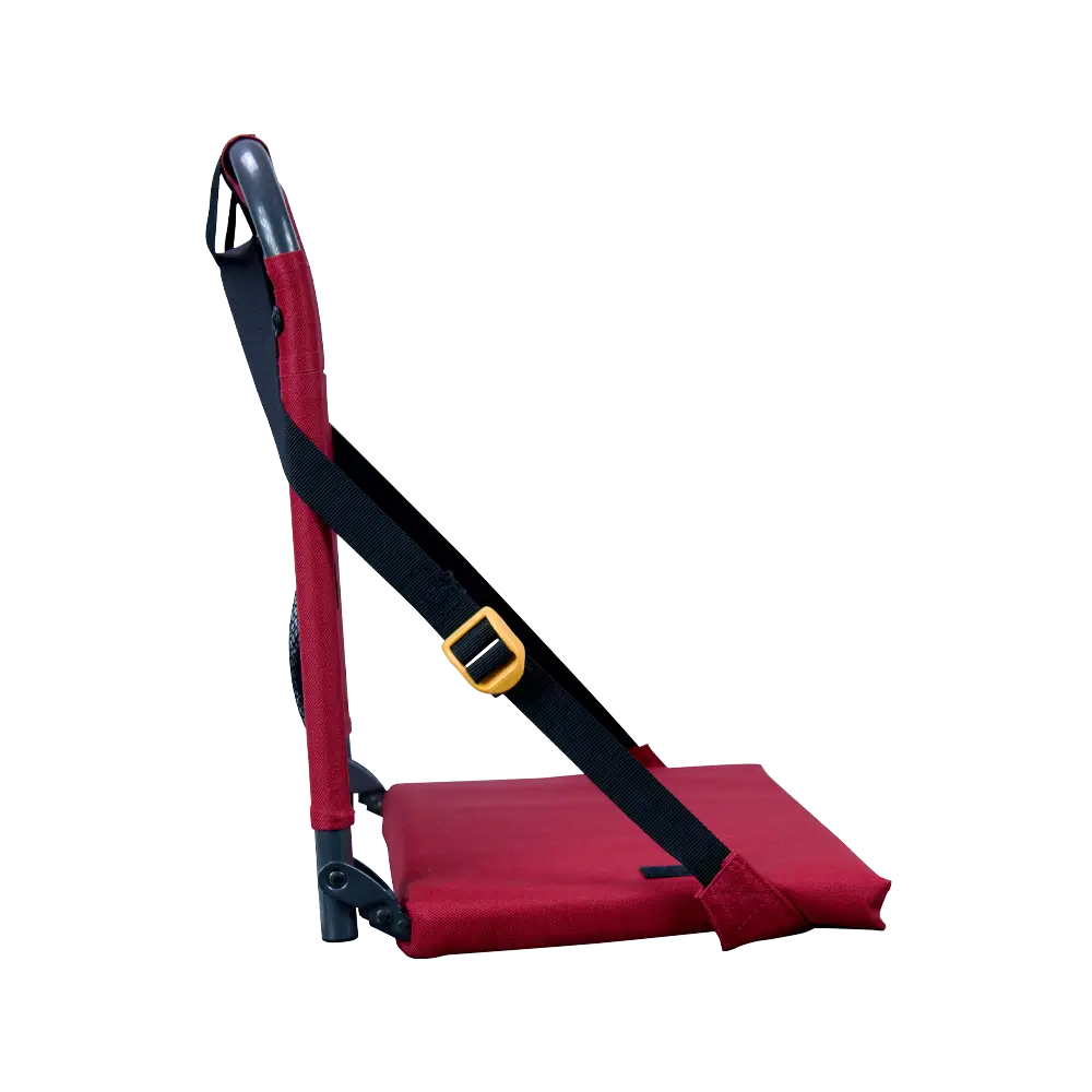Compact Cushion BleacherBack - Choice 696 - Bleacher-Friendly Stadium Chair with Back Support Detail