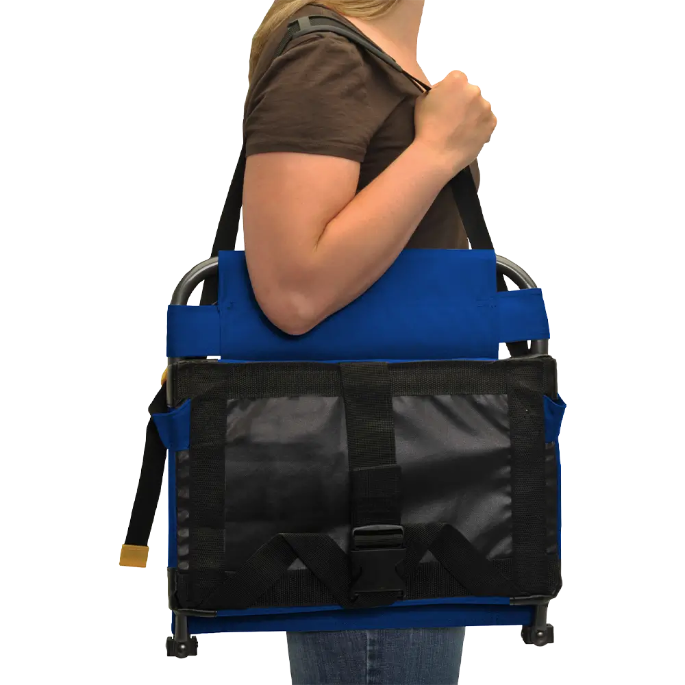 Compact Cushion BleacherBack - Choice 696 - Bleacher-Friendly Stadium Chair with Back Support Detail