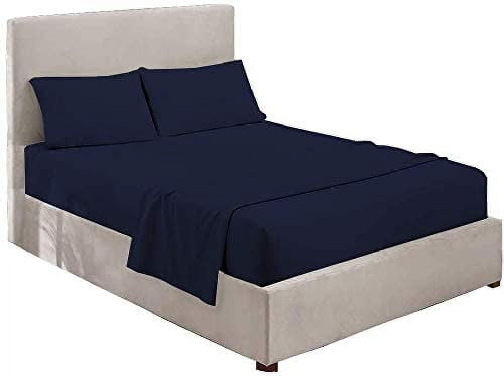 Ultra-Soft Luxury Bed Sheets Set - 800 Thread Count 100% Egyptian Cotton Sheets - 4 Piece Sheet Set Fits Mattress Upto 24 Inch D... - Cooling Hotel Quality Bedding Sheets and Pillowcases Detail