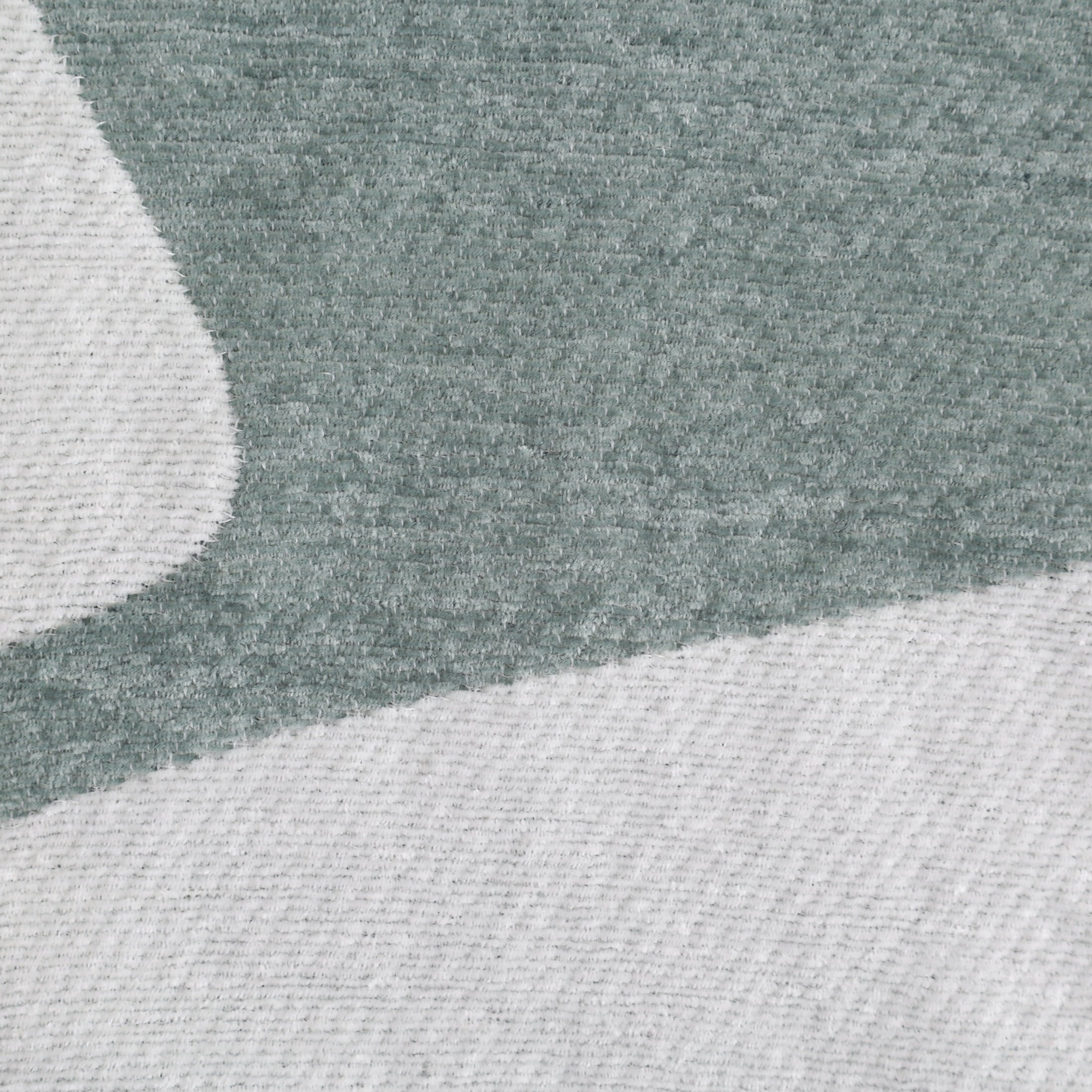 Cozy Fleece Chenille Jacquard Soft Throw Blanket, Soft Sea - Cozy Fleece Throw Blanket for Couch & Bed Detail