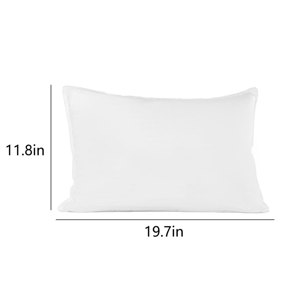 Hotel Collection Pillows Standard Size Set of 2, Bed Pillows for Sleeping, Standard Pillows 2 Pack for Back, Stomach or Side Sleepers,... - Decorative Throw Pillow Cushion for Sofa & Bed Detail