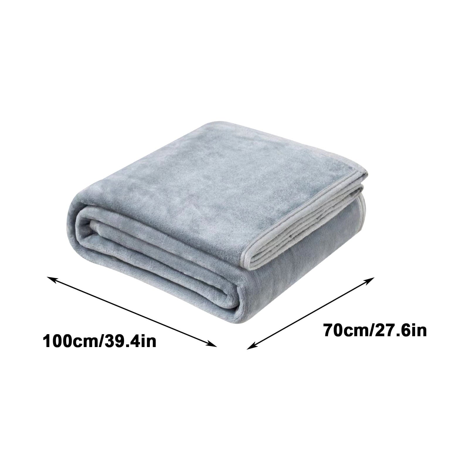 Decorative Knitted Under $5 Flannel Blanket 27.56X39.37 Inches Blanket Soft Cozy Throw Blanket for Couch, Bed, Household Blanket for All... - Super Soft Reversible Sherpa Flannel Blanket Detail