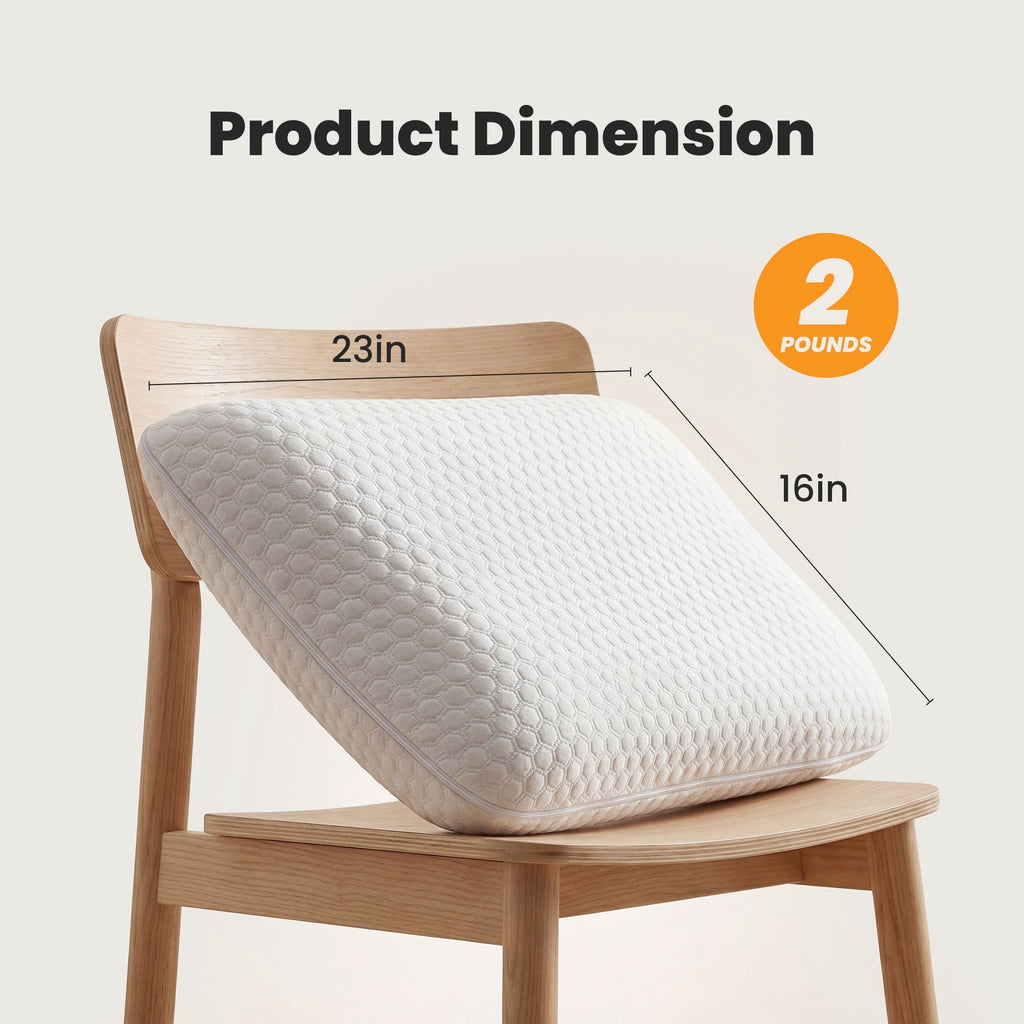 Hotel Collection Memory Foam Pillow for Sleeping, Gel Cooling Bed Pillow with Breathable Mesh and Washable Cover for Back and Side Sle... - Hotel Quality Plush Sleeping Pillows Detail