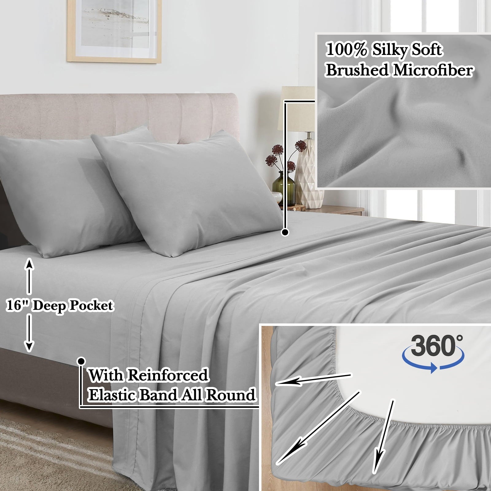 All-Season 7 Pieces Printed King Comforter Set, Lightweight Reversible Botanical Bedding Set Include Comforter, Pillow Shams, Fl... - Luxurious Quilted Duvet Cover Set Detail