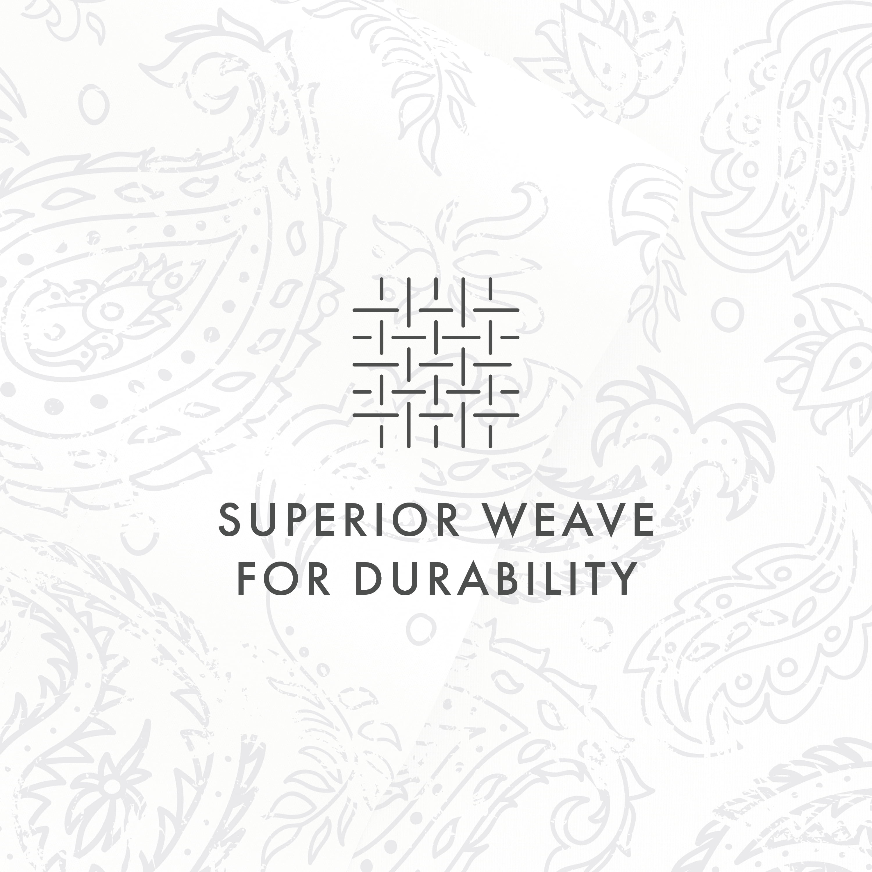 Cooling Sateen 4 Piece Pattern Microfiber Bed Sheets Set, Navy Coarse Paisley, Full - Breathable Egyptian Cotton Flat & Fitted Sheets Detail
