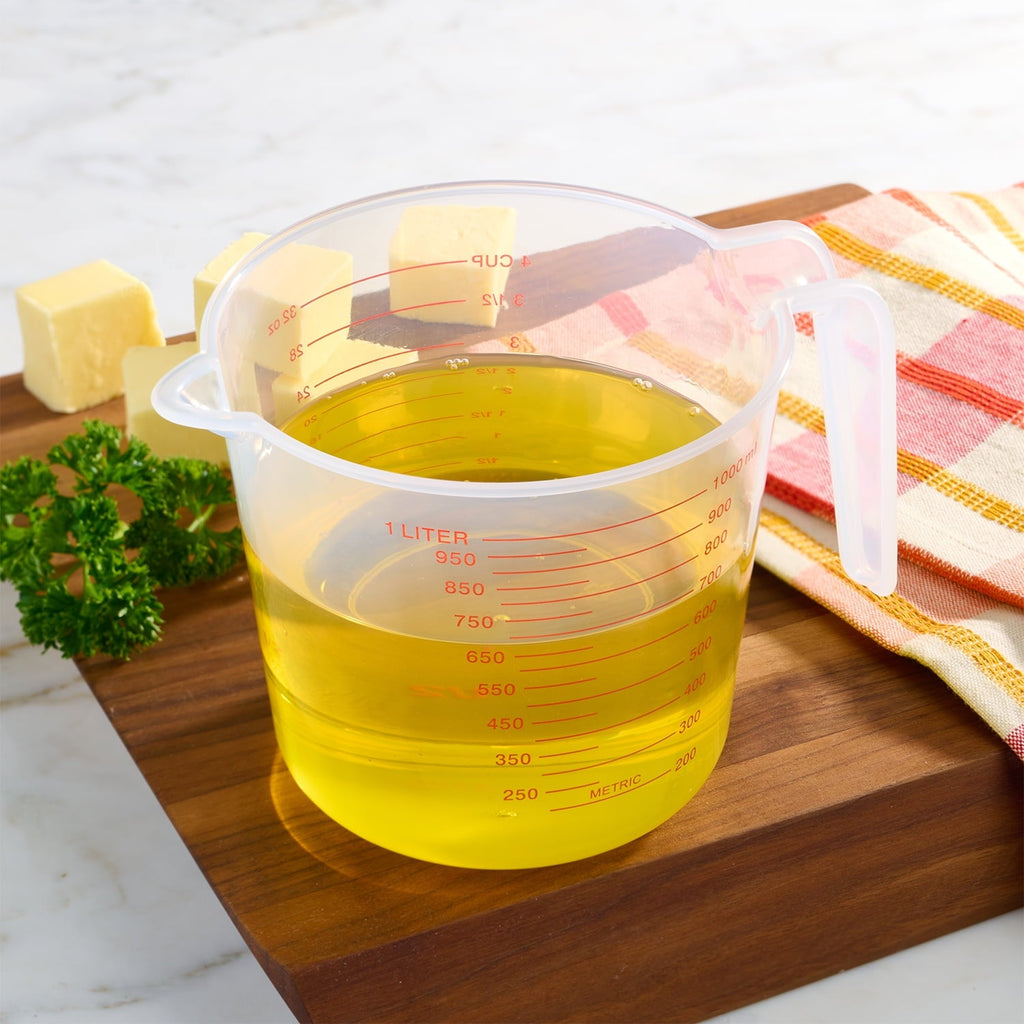 Time-Saving (12 pack) 4 Cup PP Plastic Measuring Cup, 32 oz, Clear - Kitchen Gadget Tool for Quick Food Prep Detail