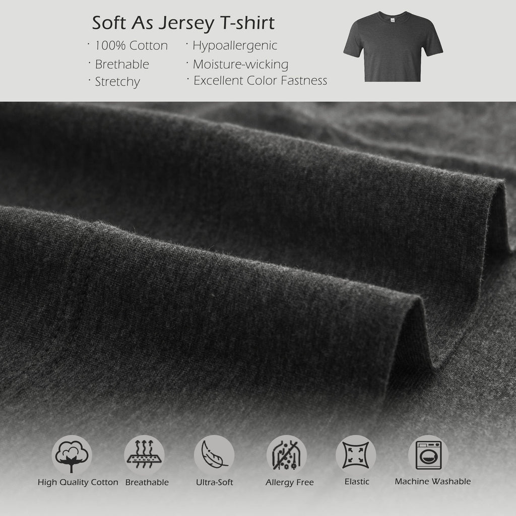 Cooling Sateen 100% Cotton Jersey Knit 4pc Bed Sheet Set Extra Deep Pocket up to 20" Charcoal Gray Queen - Premium Ultra-Soft Pillowcase Pair for Sleeping Detail