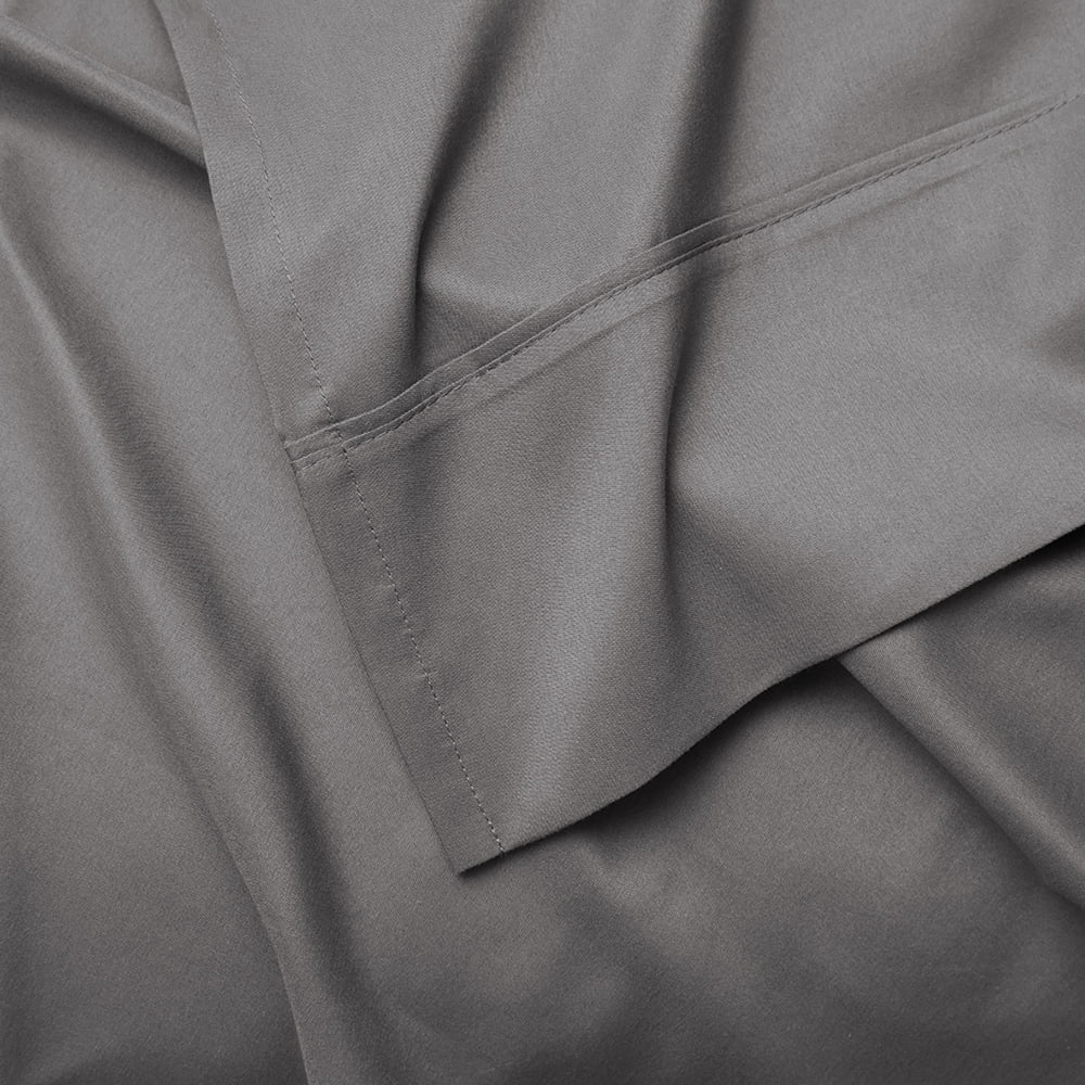 Breathable Luxury So Soft 3-Piece Dark Gray Sheet Set, Twin - Luxury Bed Sheet Set with Deep Pockets Detail