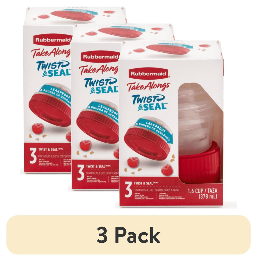 Whimsical Doughnut (3 pack) & Seal 1.6-Cup Food Storage Containers, Ruby Red, 3 pack - Squishy Dohnut Sweet Treat Shaped Stress Toy - Default Title