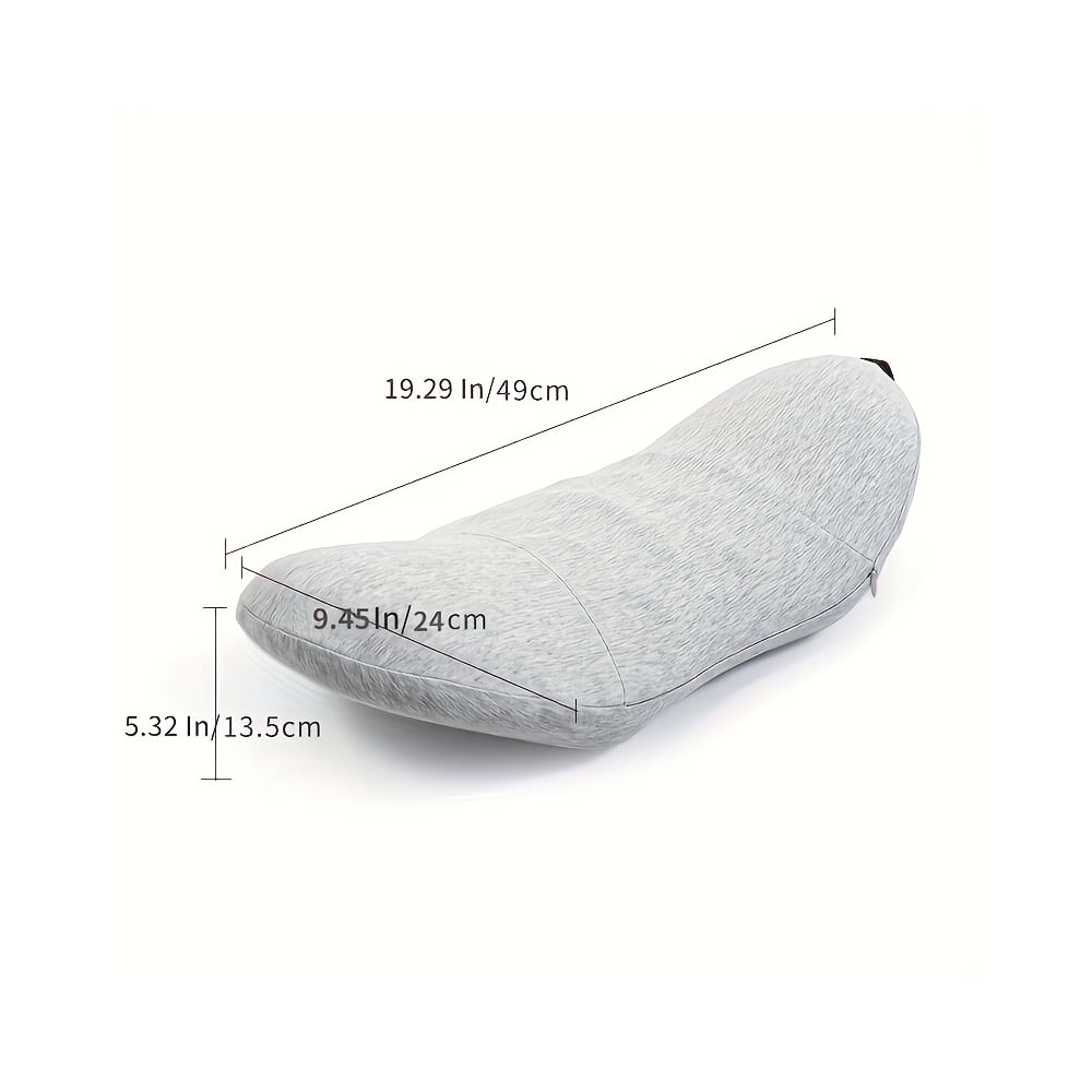 Orthopedic Support Effective Support Adult Breathable Lumbar Bed Pillow, Soft, 1 Pack - Ergonomic Memory Foam Pillow for Neck Pain Support Detail