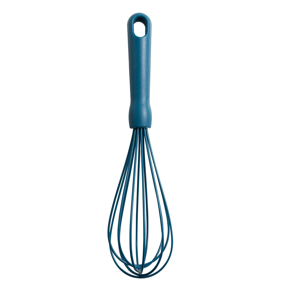 Premium Kitchen 3-Piece Silicone Whisk Set, 10.5"/10.4"/9.6" L, Blue Color - Kitchen Gadget Tool for Quick Food Prep Detail