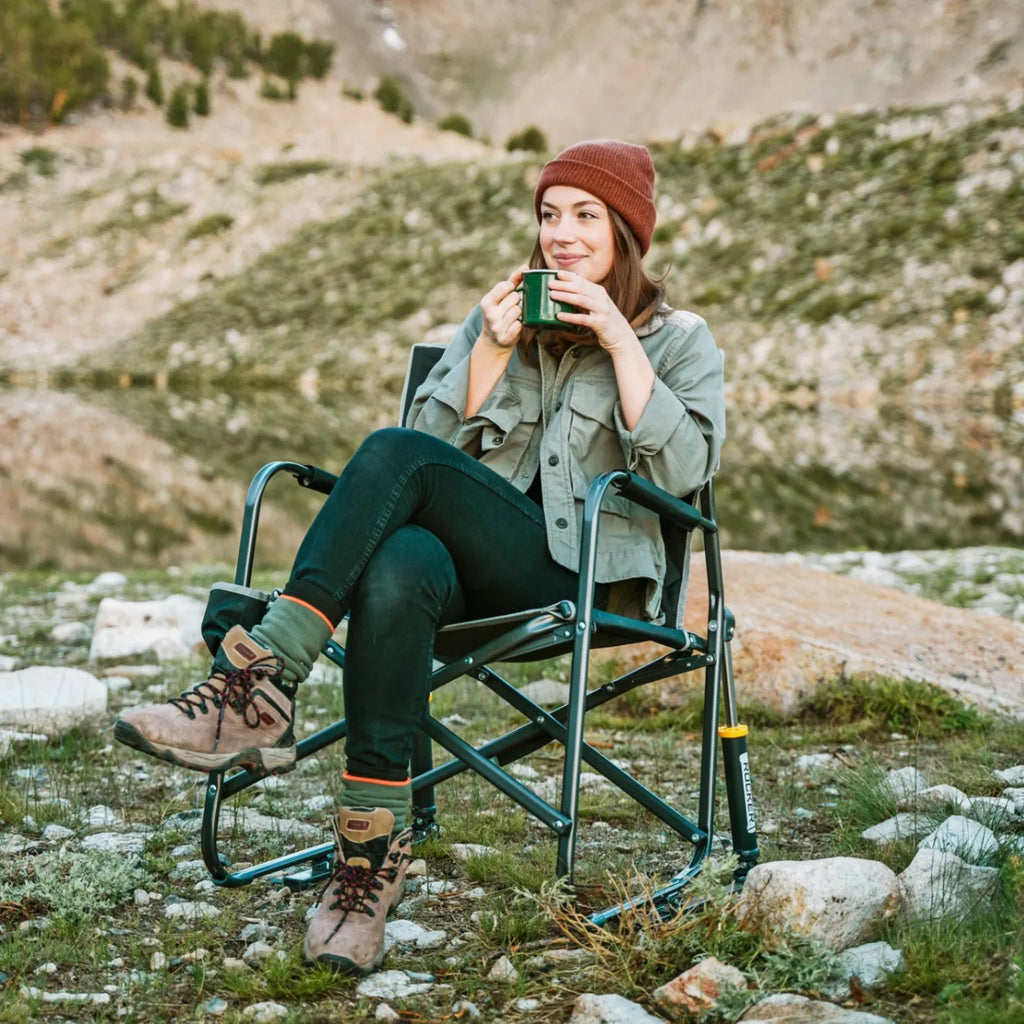 Smooth Motion Freestyle Rocker - Choice 711 - RoadTrip Rocker Smooth Motion Camp Chair Detail