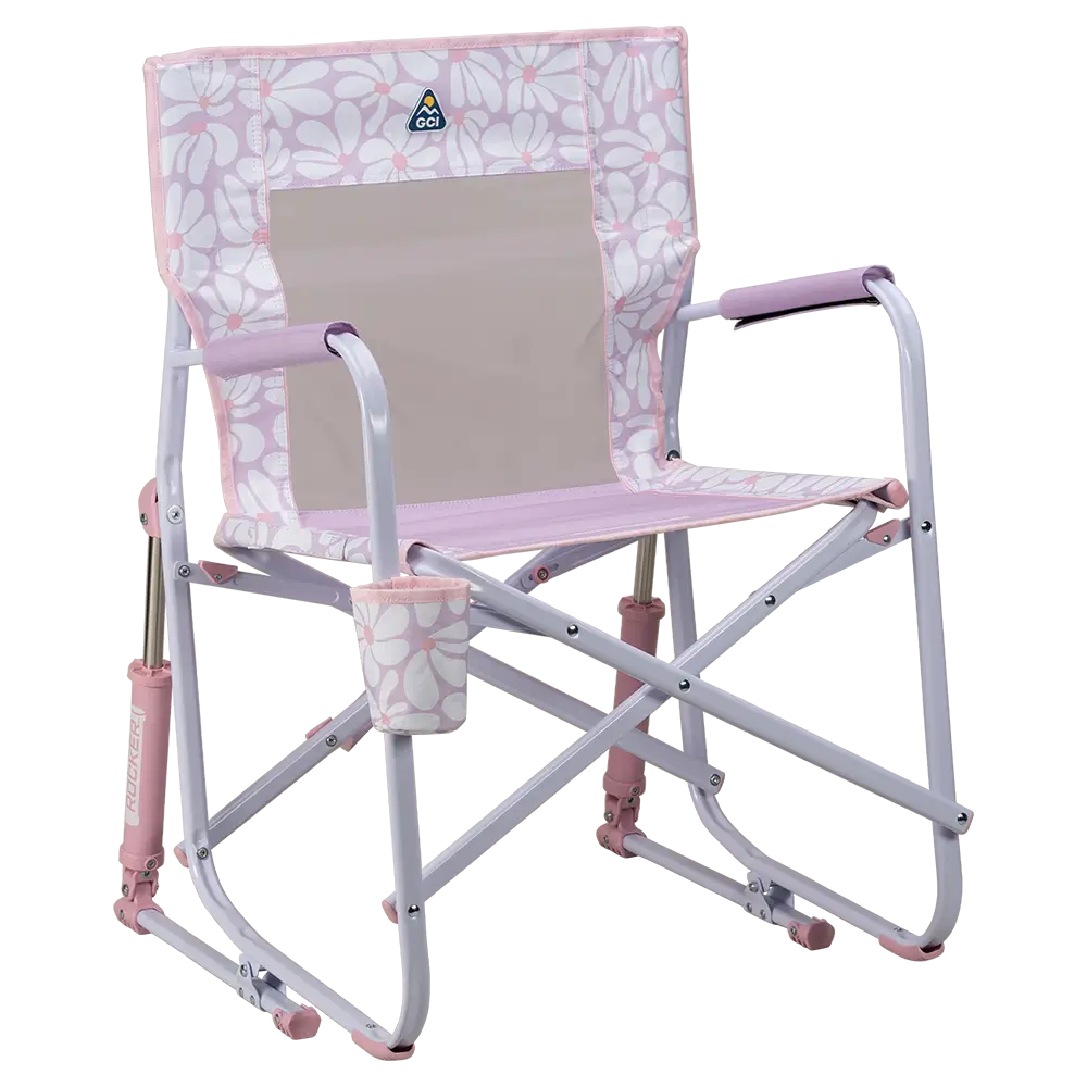 Smooth Motion Freestyle Rocker - Choice 711 - RoadTrip Rocker Smooth Motion Camp Chair - Pink/Purple