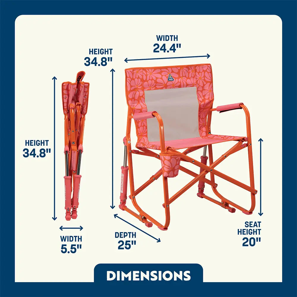 Smooth Motion Freestyle Rocker - Choice 711 - RoadTrip Rocker Smooth Motion Camp Chair Detail
