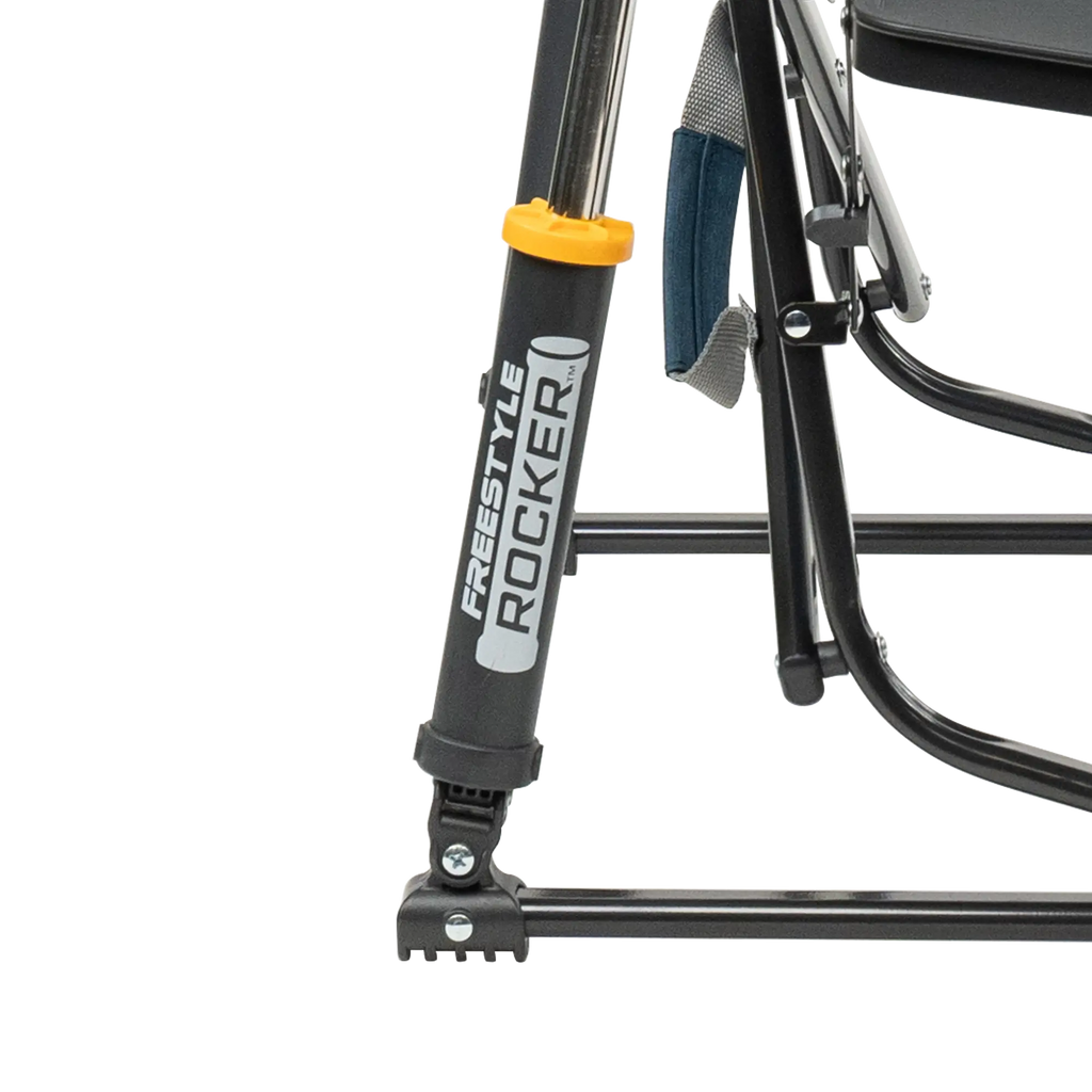 Smooth Motion Freestyle Rocker with Side Table - Choice 853 - Patented Spring-Action Rocking Chair for Camping Detail