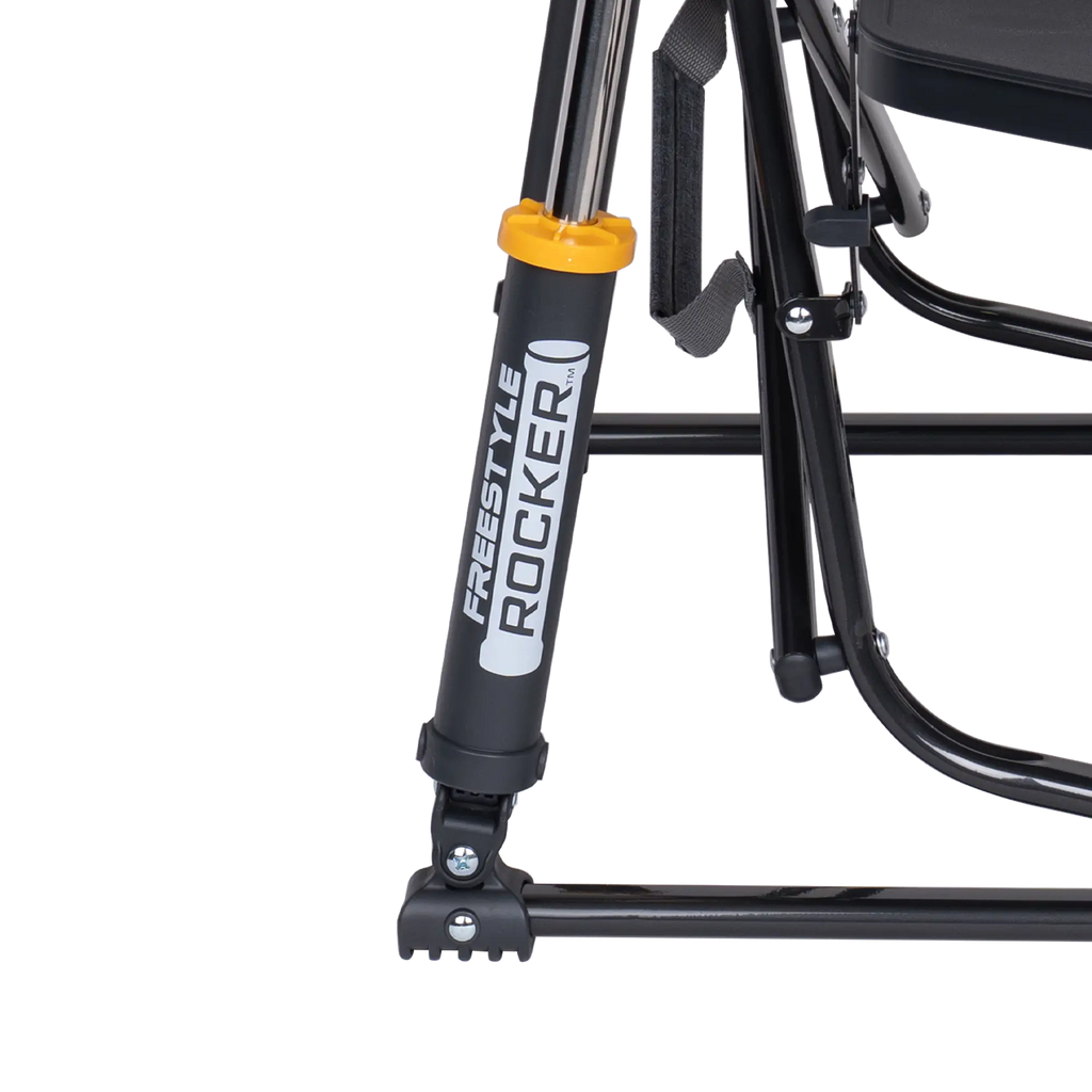 Smooth Motion Freestyle Rocker with Side Table - Choice 853 - Patented Spring-Action Rocking Chair for Camping Detail