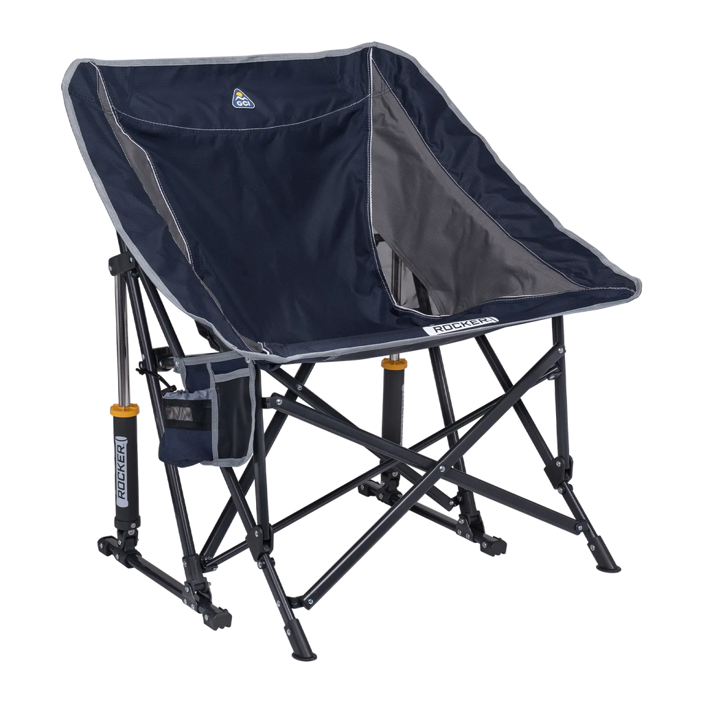 Heavy-Duty Freestyle Pod Rocker - Choice 933 - RoadTrip Rocker Smooth Motion Camp Chair - Indigo
